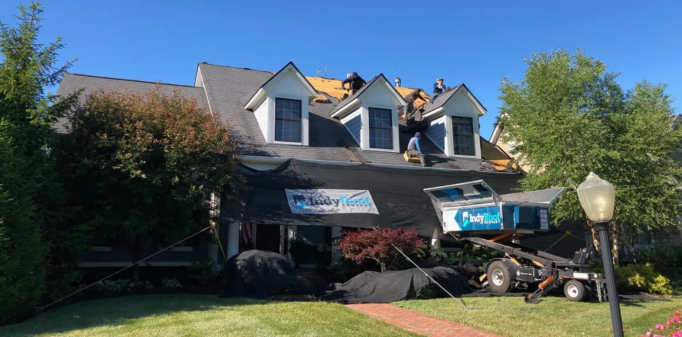 Commercial roof inspection documented in Raintree Village